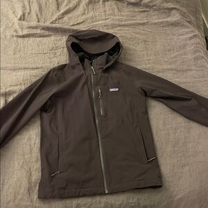 Patagonia Quandary Waterproof Hooded Jacket Black Size S